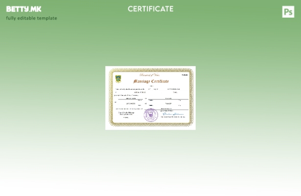 Модерен стил Тувалу венчаница Шаблон за Word и PDF